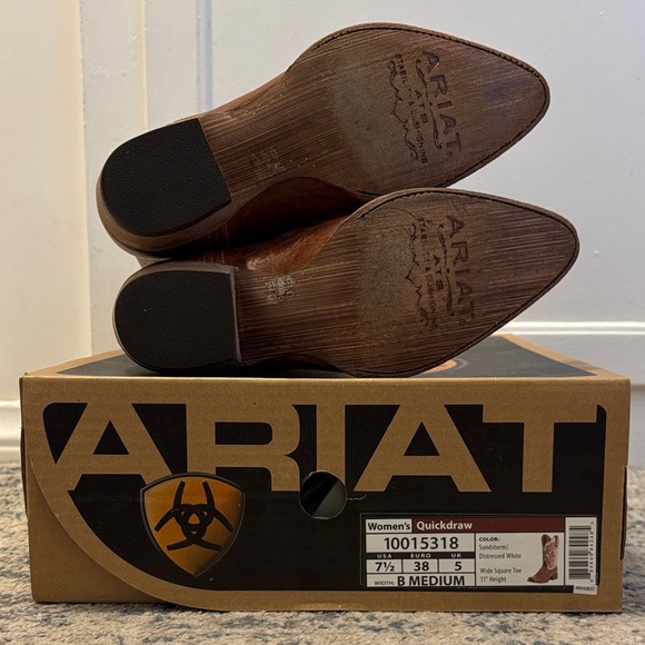 Vintage Ariat Women's Quickdraw Western Boots - Picture 4 of 5